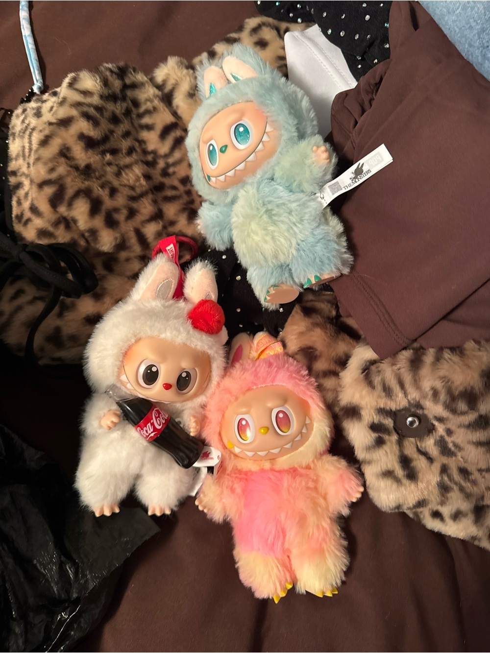 3 Authentic Labubus